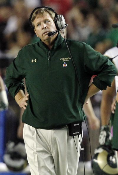 Former Eastern Washington University quarterback and assistant coach Jim McElwain has left his head coaching position at Colorado State to become the new head coach at Florida. (Associated Press)