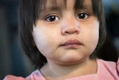 
Margarita Hernandez, 2, came to Spokane from El Salvador so doctors could repair her failing heart. 
 (Holly Pickett / The Spokesman-Review)