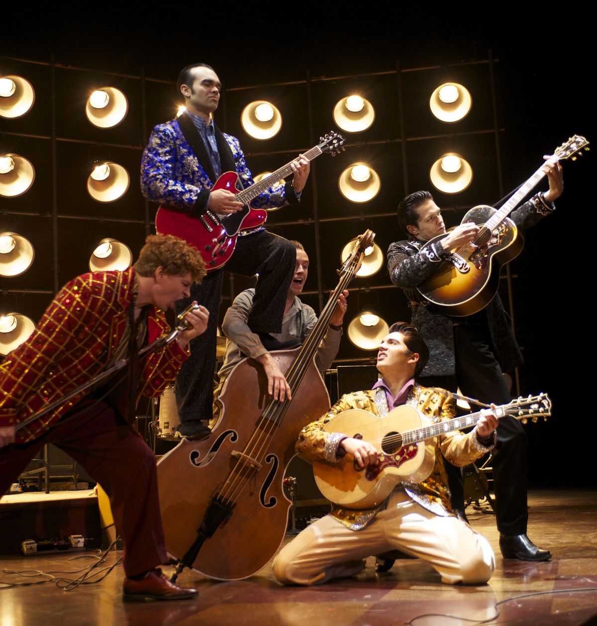 Best of Broadway’s “Million Dollar Quartet” captures four celebrated careers at very different stages. (Photo by Paul Natkin)