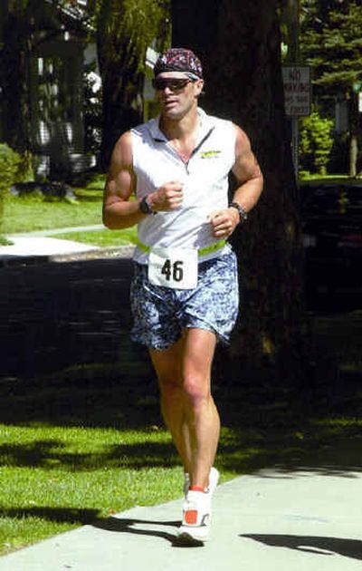 
Kent Breckenridge competes during the 2003 Ironman USA Coeur dAlene. 
 (Photo courtesy of Nancy Breckenridge / The Spokesman-Review)