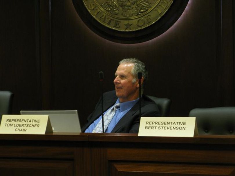 Rep. Tom Loertscher, R-Iona, is chairing the House Ethics Committee looking into the conduct of Rep. Phil Hart, R-Athol. (Betsy Russell)