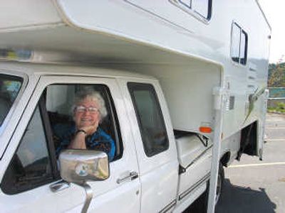 
Author and travel writer Joei Carlton Hossack has traveled solo through Canada and the states in her truck and camper. 
 (Julianne Crane / The Spokesman-Review)