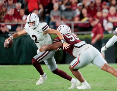Mississippi State transfer quarterback Will Rogers could prove to be an intriguing replacement for Michael Penix Jr.  (Tribune News Service)