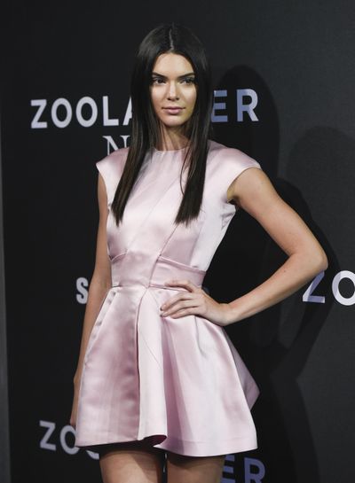 In this Feb. 9 file photo, model Kendall Jenner attends the world premiere of “Zoolander 2” in New York. (Evan Agostini / Associated Press)