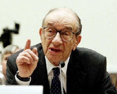 
Federal Reserve Board Chairman Alan Greenspan testifies before Congress' Joint Economic Committee. 
 (Associated Press / The Spokesman-Review)