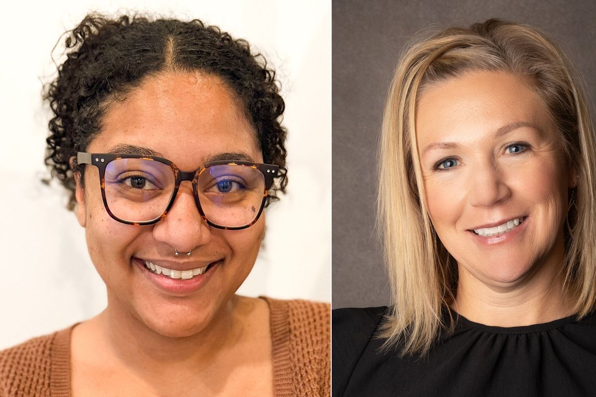 Mia Pesefea, left, and Shelly Hahn are running for Cheney City Council Position 1 in the November 2025 election. 