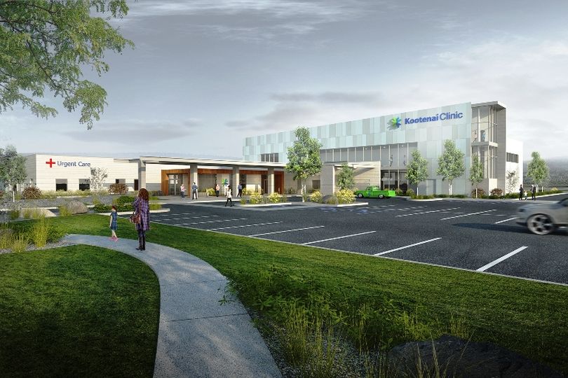 Schematic drawing of the proposed $10.5M, two-story expansion at the Kootenai Health campus in Post Falls. (Courtesy: Kootenai Health)