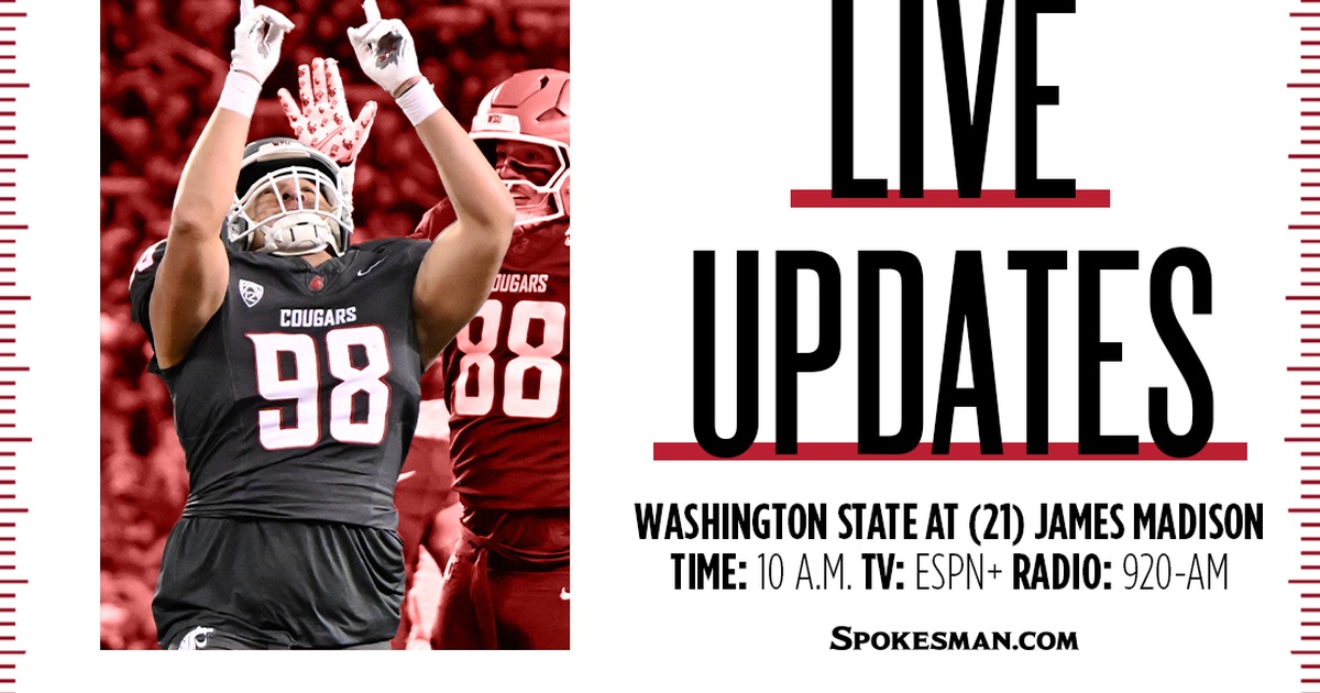 Live updates: Washington State looks to spoil No. 21 James Madison’s playoff hopes