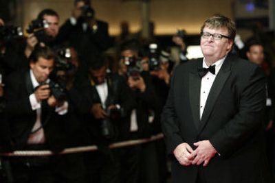 
Director Michael Moore arrives for the screening of 