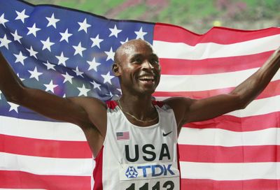 Bernard Lagat won two Olympic medals for Kenya before becoming a U.S. citizen in 2004. He also attended WSU.  (Associated Press / The Spokesman-Review)