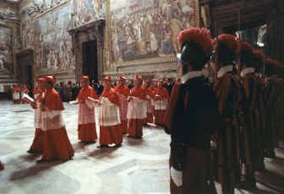 
Cardinals participate in a ceremony during the 7th Concistory held in the Sistine Chapel in 1978, prior to the election of Pope John Paul II. 
 (Associated Press / The Spokesman-Review)