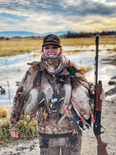 Jamie Belknap pictured here duck hunting in Ellensburg in the fall of 2017. (Jaimie Belknap / Courtesy)