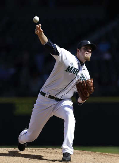 Five days after not getting out of the first inning, Brandon Maurer earned a win Sunday. (Associated Press)