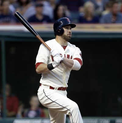 Indians' Jason Kipnis hit a home run that helped an 8-year-old fan’s wish come true on Saturday. (Associated Press)
