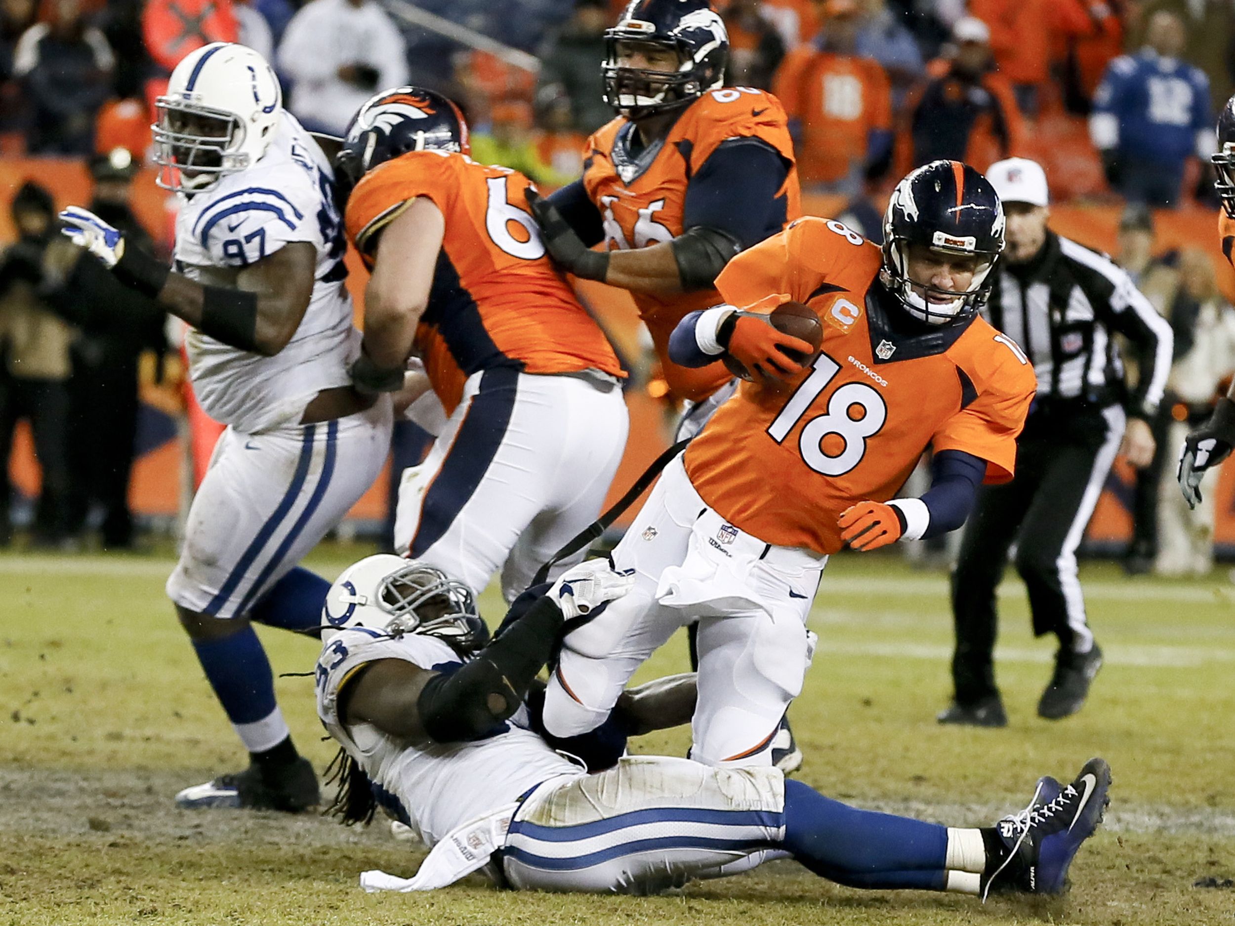 Andrew Luck leads Colts to 24-13 playoff win over Broncos (w/video)