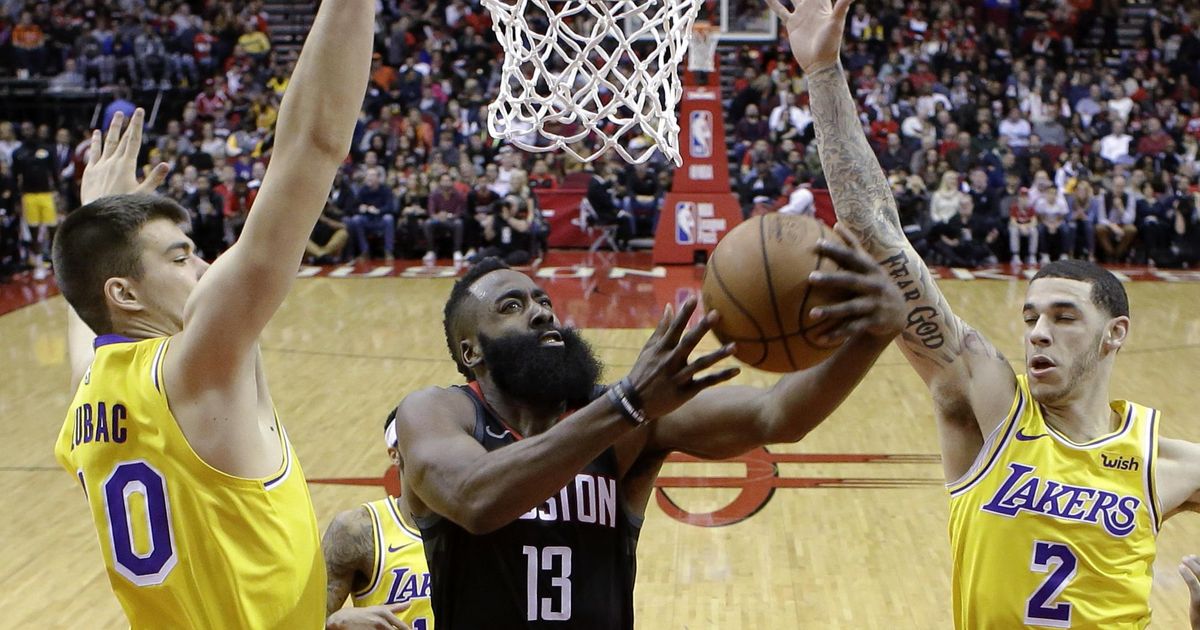 Nba Capsules James Harden Eric Gordon Help Rockets Rally Past Lakers In Ot The Spokesman Review