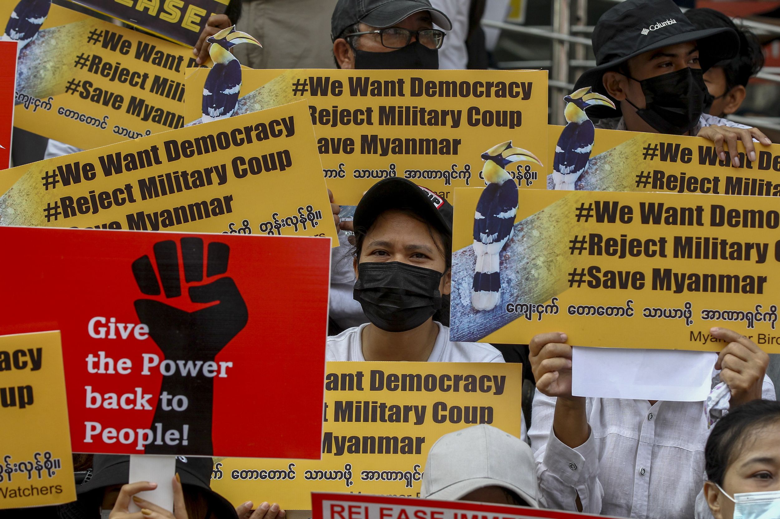 Myanmar Protests Focus On Junta S Economic Support The Spokesman Review