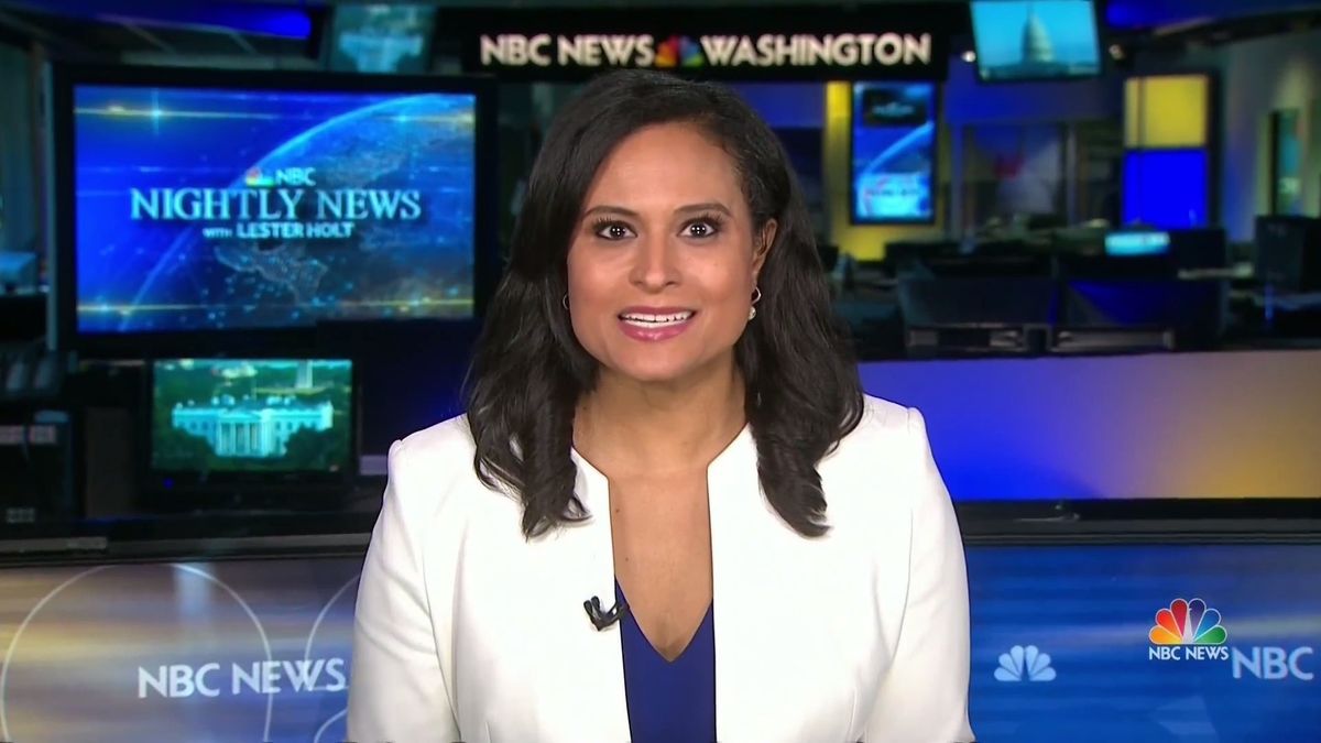 This image provided by NBC News shows NBC News White House correspondent Kristen Welker. On Thursday, Oct. 22, 2020, Welker is scheduled to moderate the second and last Presidential debate between President Donald Trump and Democratic presidential candidate former Vice President Joe Biden.  (HONS)