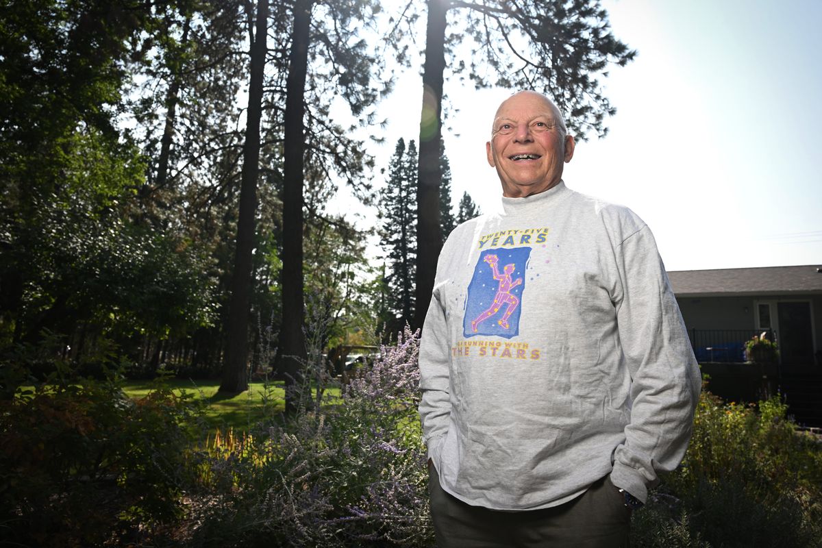 Pete Thompson, who lives in Mead, has run all of the first 49 Bloomsday runs and is looking forward to his 50th next year. Thompson is a military veteran, father of six and worked in commercial real estate for most of his career. (Jesse Tinsley/THE SPOKESMAN-REVIEW)