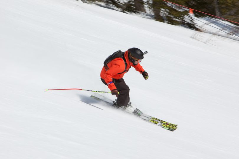 Rudis Kadzejs of Valleyford, Wash., with 210 solo runs, and another 109 skiers going solo or in teams last weekend, skied their hearts out in the 24 Hours of Schweitzer and raised more than $100,000 for cystinosis research. (courtesy)
