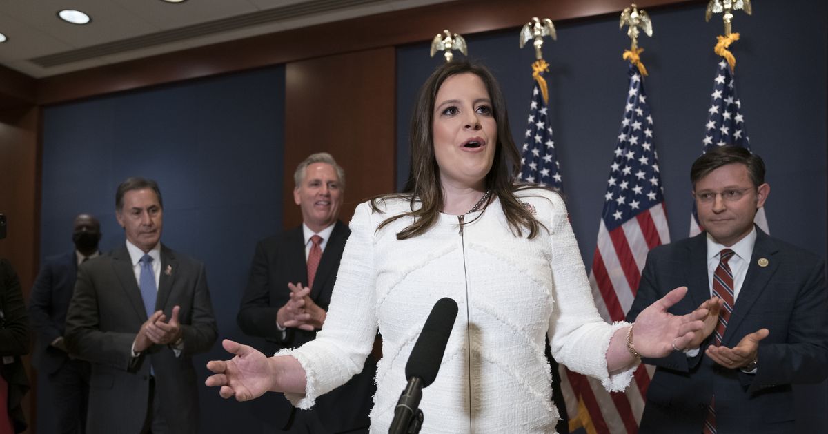 House Gop Elects Trump Defender Elise Stefanik To No. 3 Post 