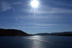 As part of the bill approved by the Legislature in 2006,  the state proposed drawing down Lake Roosevelt, behind Grand Coulee Dam, by as much as 132,500 acre-feet. An acre-foot is the amount of water needed to cover 1 acre to a depth of 1 foot, or about 325,850 gallons.  (File / The Spokesman-Review)