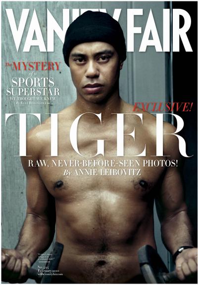 In this image released by Vanity Fair, golfer Tiger Woods is shown on the cover of the February 2010 issue of 