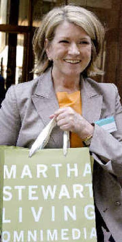 
Martha Stewart leaves the Martha Stewart Living Omnimedia Inc. annual shareholders' meeting last month in New York.
 (Associated Press / The Spokesman-Review)