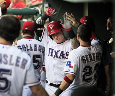 Rangers’ Josh Hamilton is trying to stop using tobacco. (Associated Press)