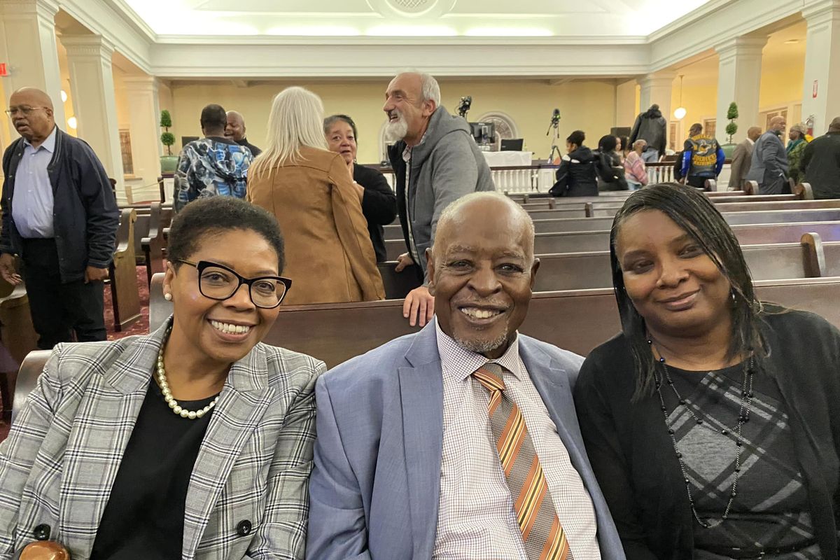 Betsy Wilkerson posted this photo of her and the Rev. Happy Watkins to her Facebook on Oct. 25, announcing his passing.  (Courtesy of Betsy Wilkerson)