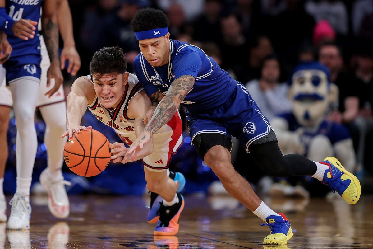 Former Central Valley High star Dylan Darling, left, is playing an important role for fifth-seeded St. John’s.  (Sarah Stier)