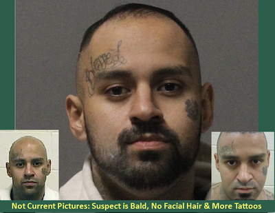 Suspect Julian A. Hernandez is still at large and is considered armed and dangerous. (Spokane Valley Police Department)