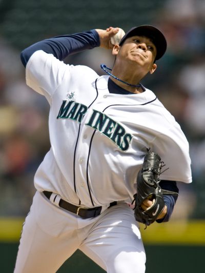 M’s Felix Hernandez starts tonight. (File Associated Press)