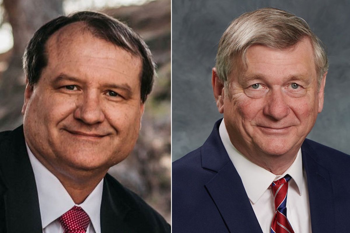 Former state Rep. Leonard Christian, left, is challenging state Rep. Rob Chase’s re-election bid in the November 2022 election. 