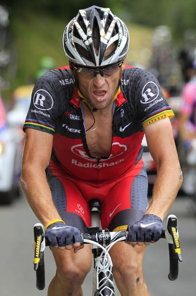 Lance Armstrong is striking back at the USADA’s claims. (Associated Press)