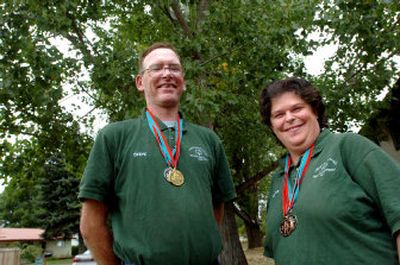 
Steve Mitchell, left, and Tammy Topps, both bowlers, have been selected to go to China in 2007 for the Special Olympics World Games. 
 (JESSE TINSLEY Photos / The Spokesman-Review)