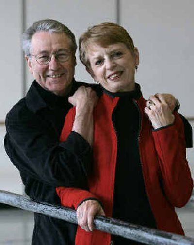 
Francia Russell poses with her husband, Kent Stowell, in a dance studio at the Pacific Northwest Ballet in Seattle recently.
 (Associated Press / The Spokesman-Review)