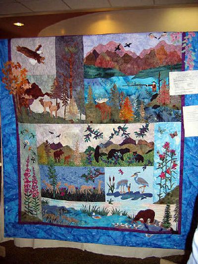 
This is a quilt from last year's Garden of Quilts and Tea. 
 (Photo courtesy of Patty Seebeck / The Spokesman-Review)