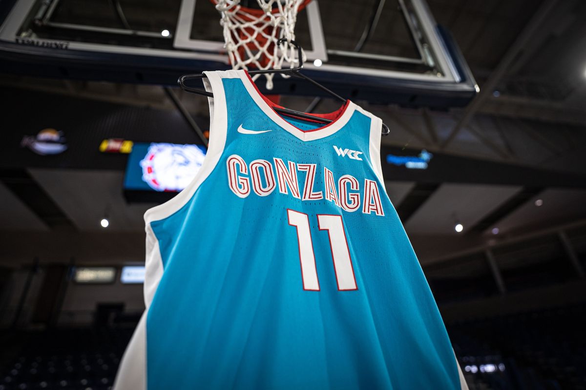 Gonzaga brings back turquoise N7 uniforms for season opener