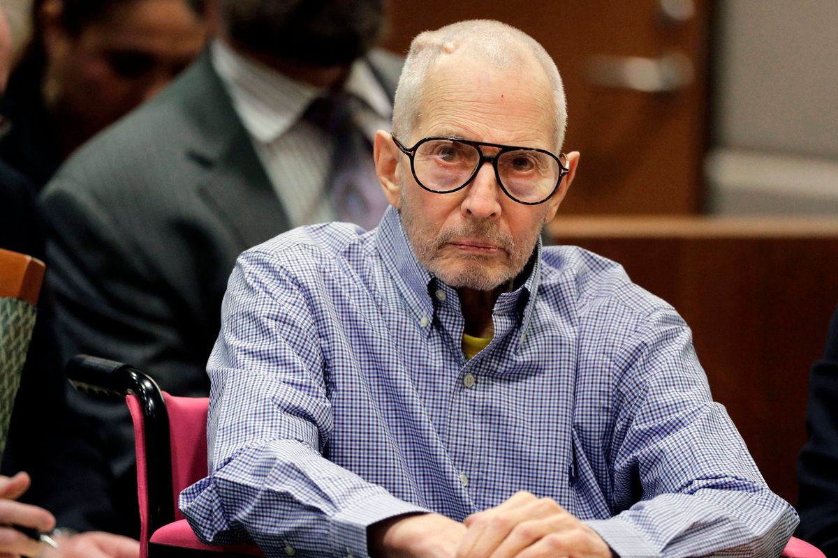 FILE - In this Dec. 21, 2016 file photo, Robert Durst sits in a courtroom in Los Angeles. Durst, the wealthy New York real estate heir and failed fugitive who was dogged for decades with suspicion in the disappearance and deaths of those around him before he was convicted of killing his best friend and sentenced to life in prison, died on Monday, Jan. 10, 2022. He was 78.  (Jae C. Hong)