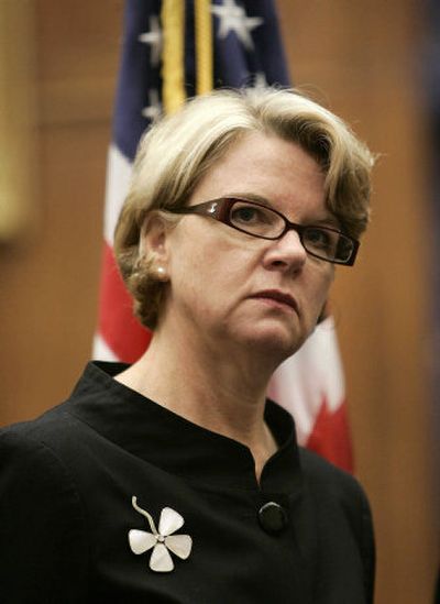 
Education Secretary Margaret Spellings wants to create an information-sharing system.
 (Associated Press file photo / The Spokesman-Review)
