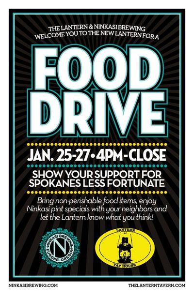 The Lantern Tap House will introduce plans for the space next door to the tiny South Perry Street pub with a food drive and open house this weekend. Ninkasi beer from Eugene, Ore., is supporting the effort. (Courtesy of the Lantern Tap House.)