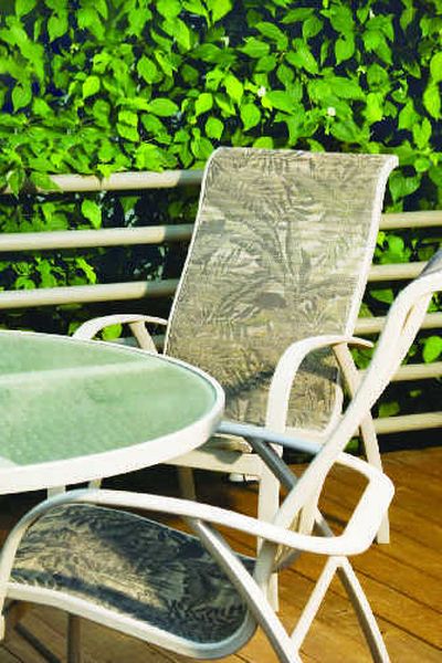 
Replacing old patio furniture is one easy way for home sellers to make their home more attractive.
 (Metro Services / The Spokesman-Review)