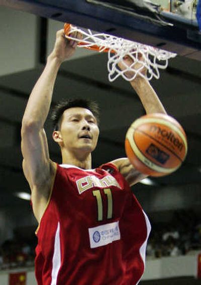 
Celtics might pick China's Yi Jianlian as a precursor to a trade. Associated Press
 (Associated Press / The Spokesman-Review)