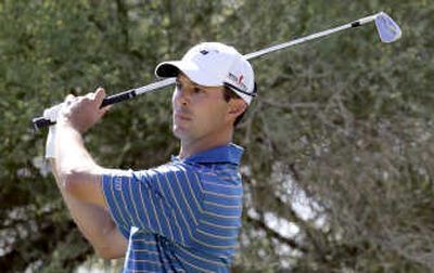 
Mike Weir, of Canada, hits from the eighth tee during the third round of the Fry's Electronics Open.Associated Press
 (Associated Press / The Spokesman-Review)
