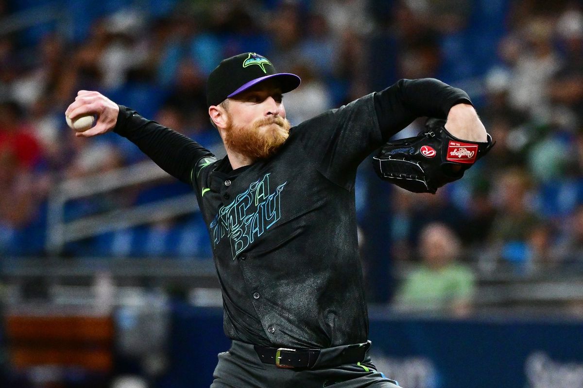 Since returning from his third elbow surgery, former Mt. Spokane star Drew Rasmussen has appeared in two games this season for Tampa Bay, including Saturday’s start against Baltimore at Tropicana Field in St Petersburg, Florida.  (Tribune News Service)