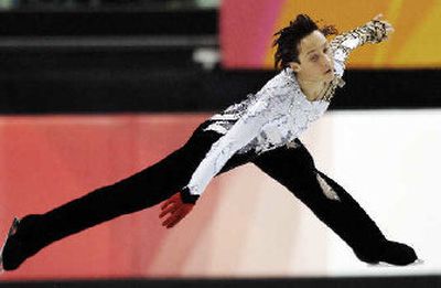 
The costume United States' Johnny Weir wore for his short program could have been worse. 
 (Associated Press / The Spokesman-Review)