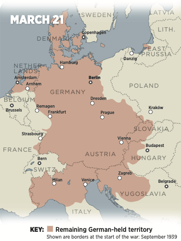 Map Of Germany During Ww2 - Map