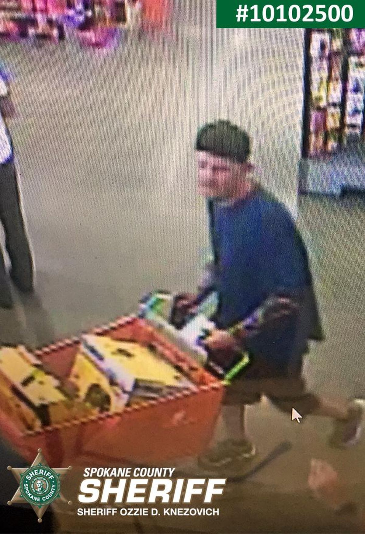 Video surveillance shows the suspect using the cards at stores in Liberty Lake.