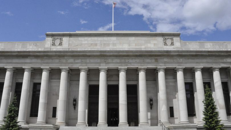 OLYMPIA – The Temple of Justice at the state Capitol is the home  of the Washignton Supreme Court. (Jim Camden / The Spokesman-Review)